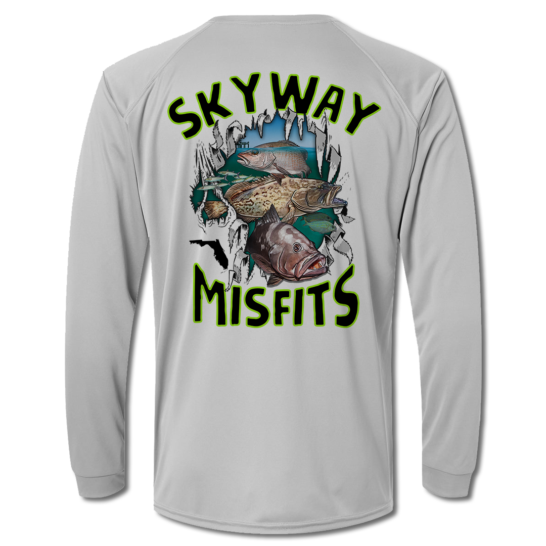 Skyway Grouper/Mang - Long Sleeve Performance Shirt