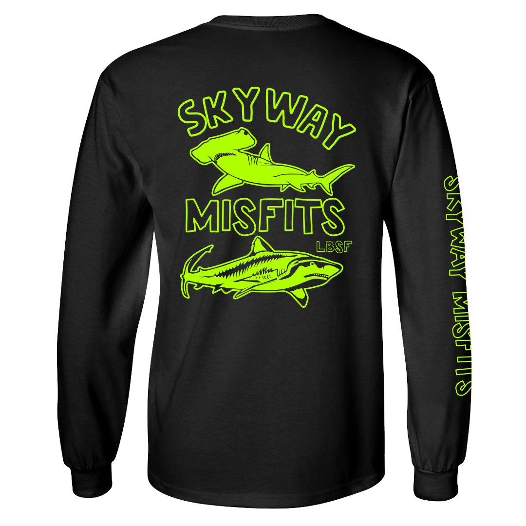 Skyway Shark's -Long Sleeve performance Shirt