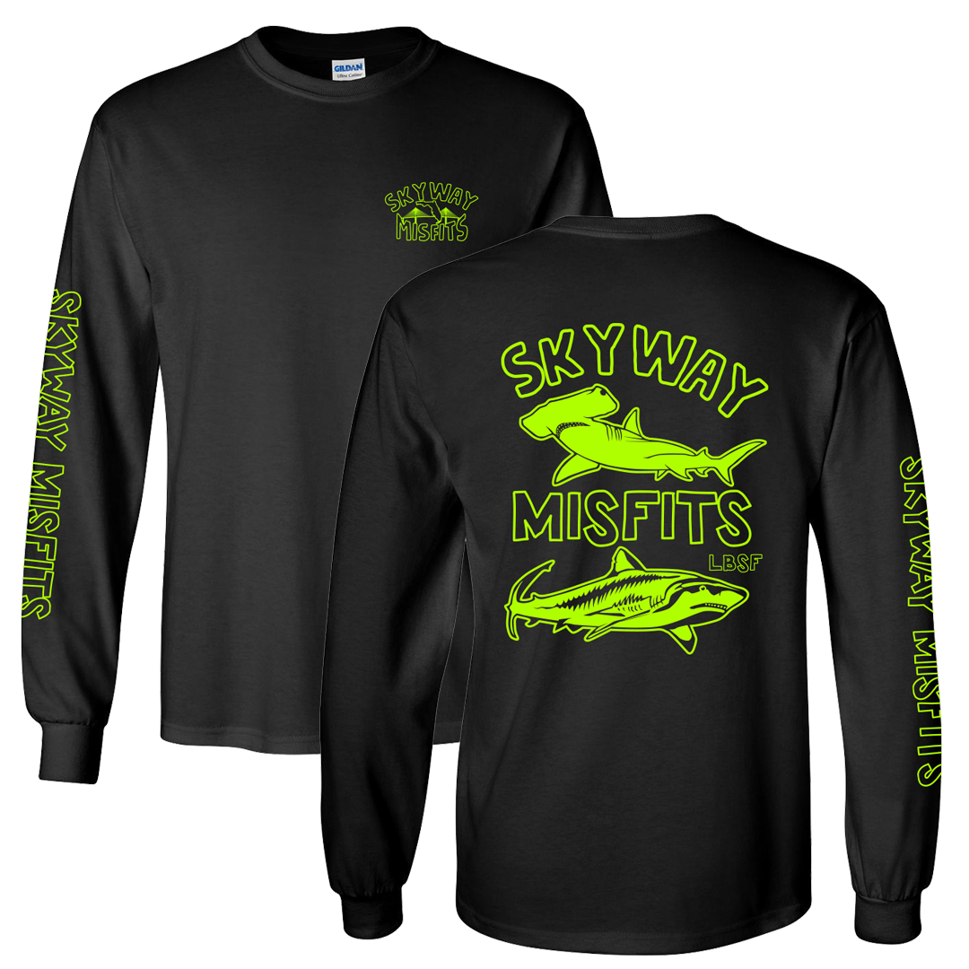 Skyway Shark's -Long Sleeve performance Shirt