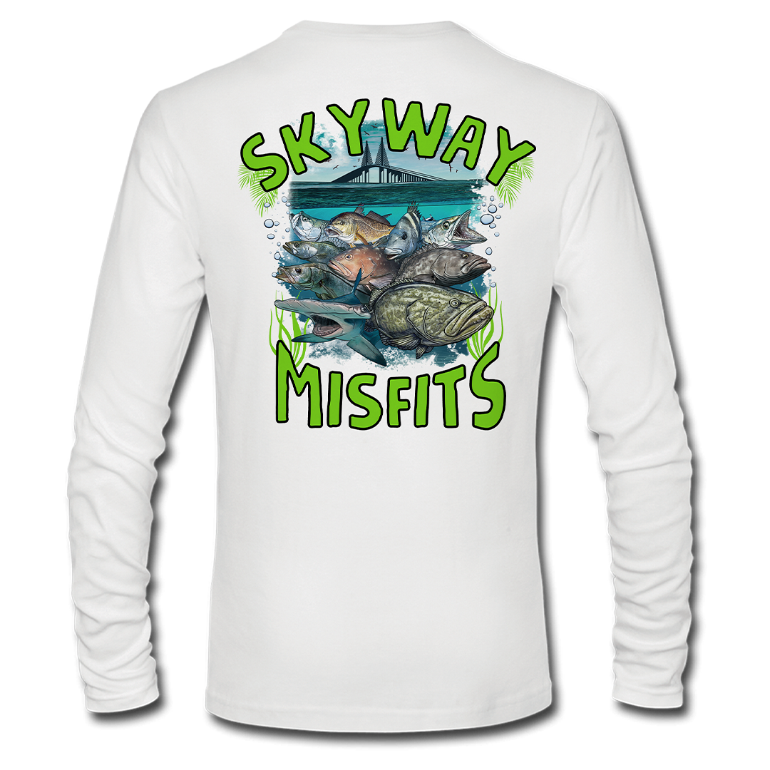 Skyway Fishing Frenzy - Long Sleeve Performance Shirt – SKYWAY MISFITS